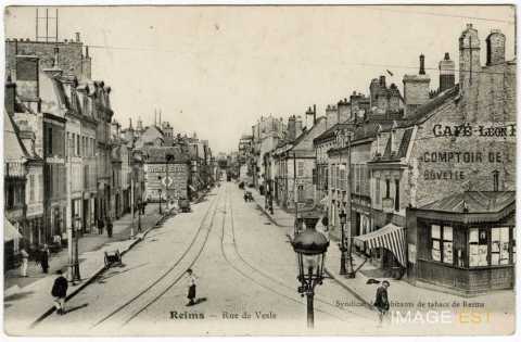 Rue de Vesle à Reims